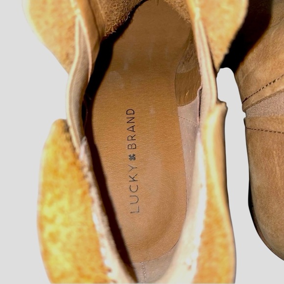 Lucky Brand Women's JANA Fashion Boot SZ 9 1/2 Pull-On Design Leather Upper - Picture 8 of 10